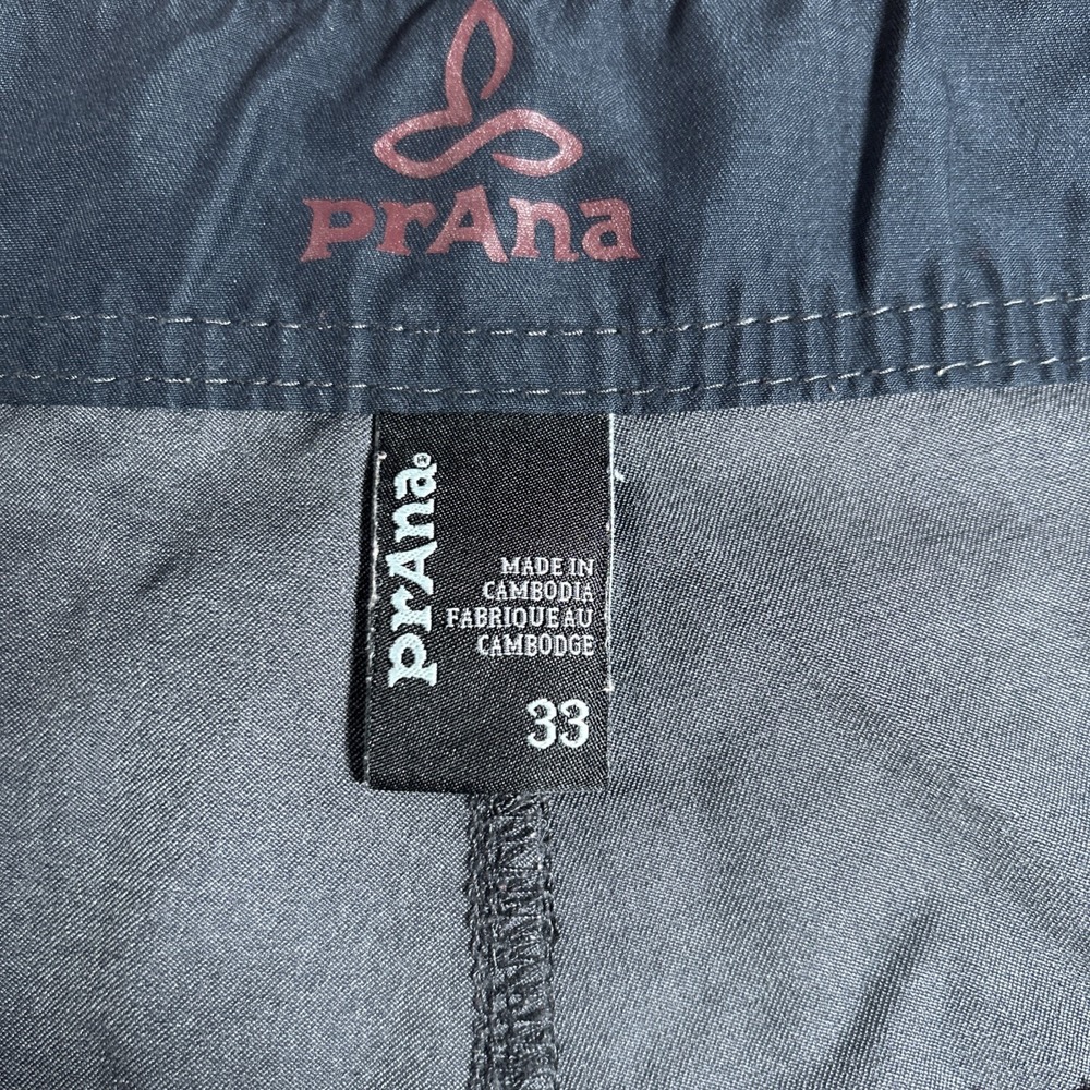 prAna Montericco Boardshorts Men's 33 Floral 9" Hybrid 4 Way Stretch Swim Causal - Picture 4 of 5